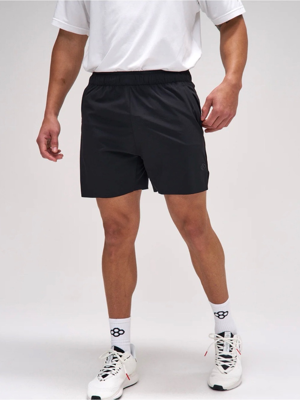 RUDIS 5” Performance Woven Shorts Black Athletic Training Gym Running Size Large